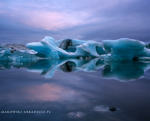 Islandia pejzaż lodowiec Arkadiusz Makowski